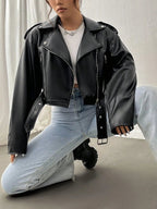 Casual Women's Leather Jacket