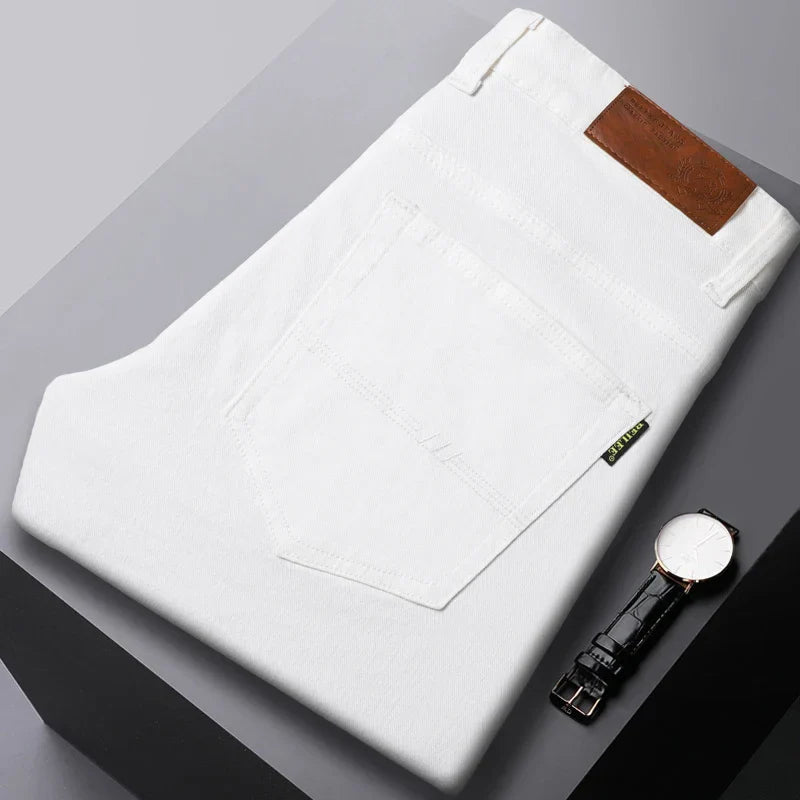 Men's Casual Jeans - Stylish and Comfortable Fit White