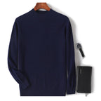 Men's Merino Wool Sweater Navy