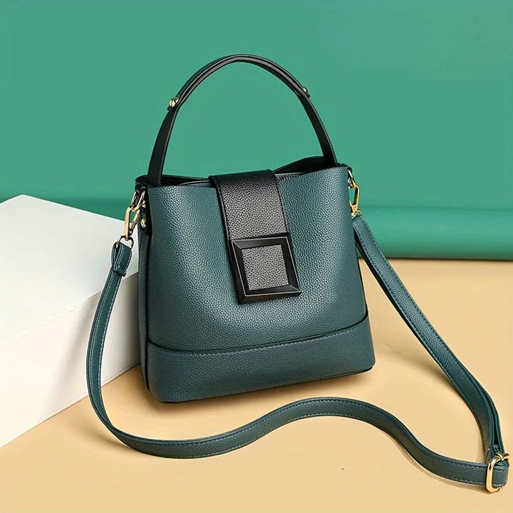 Pebbled Arc Handbag - Stylish and Versatile-MODAUTLET