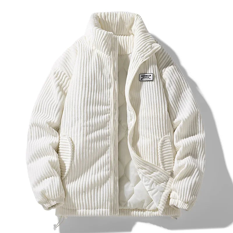 Men's Corduroy Jacket in Houston Style Off-white