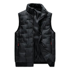Men's Stylish Orviano Vest - Versatile and Comfortable Outerwear Black