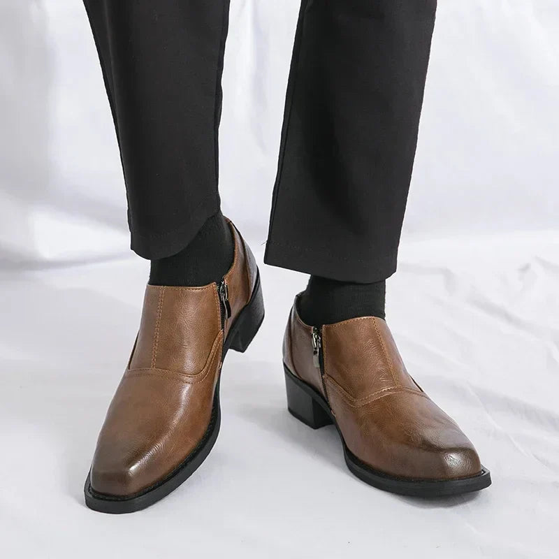 Men's Comfortable Leather Shoes-MODAUTLET