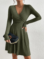 Women's Knit Dress in Luna Verde