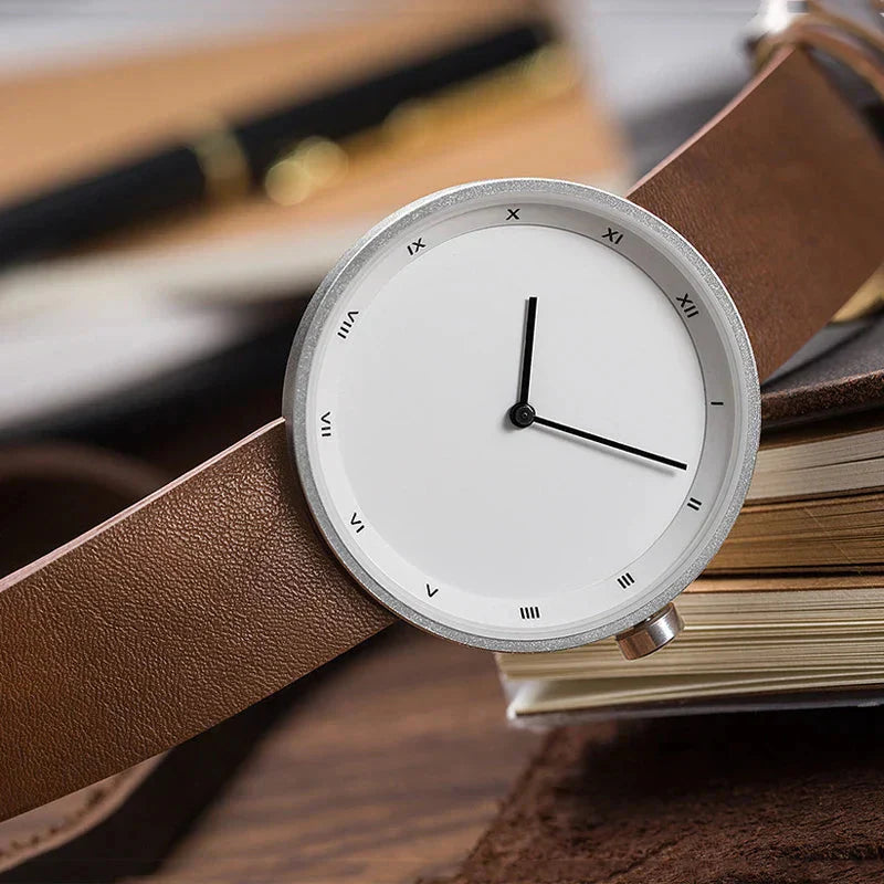 Minimalist Roman Numeral Wristwatch for Men – Timeless Elegant Design-MODAUTLET