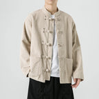 Men's Urban Drift Jacket - Stylish and Versatile Outerwear Beige XS