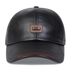 Authentic Cowhide Leather Dad Cap