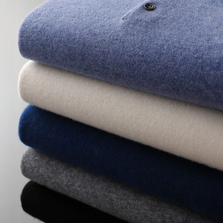 Men's Wool Polo Shirt-MODAUTLET