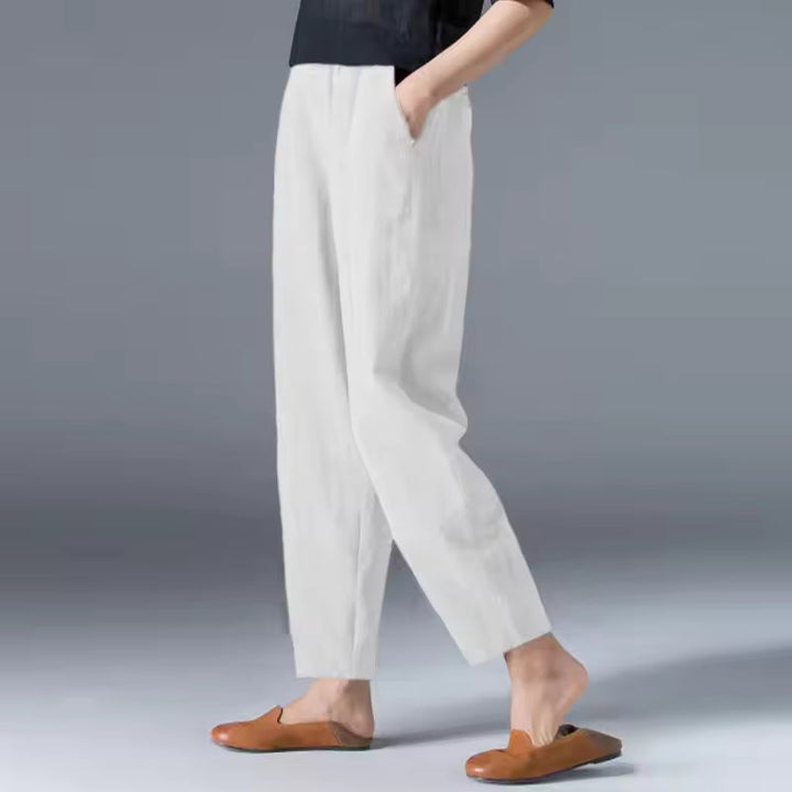 Women's Lightweight Summer Trousers-MODAUTLET
