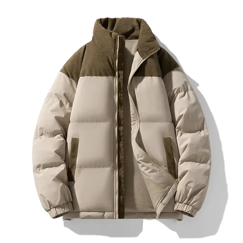 Men's Stylish Puffer Jacket - Warm & Lightweight Sable