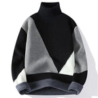 Men's Geo Knit Pullover Black