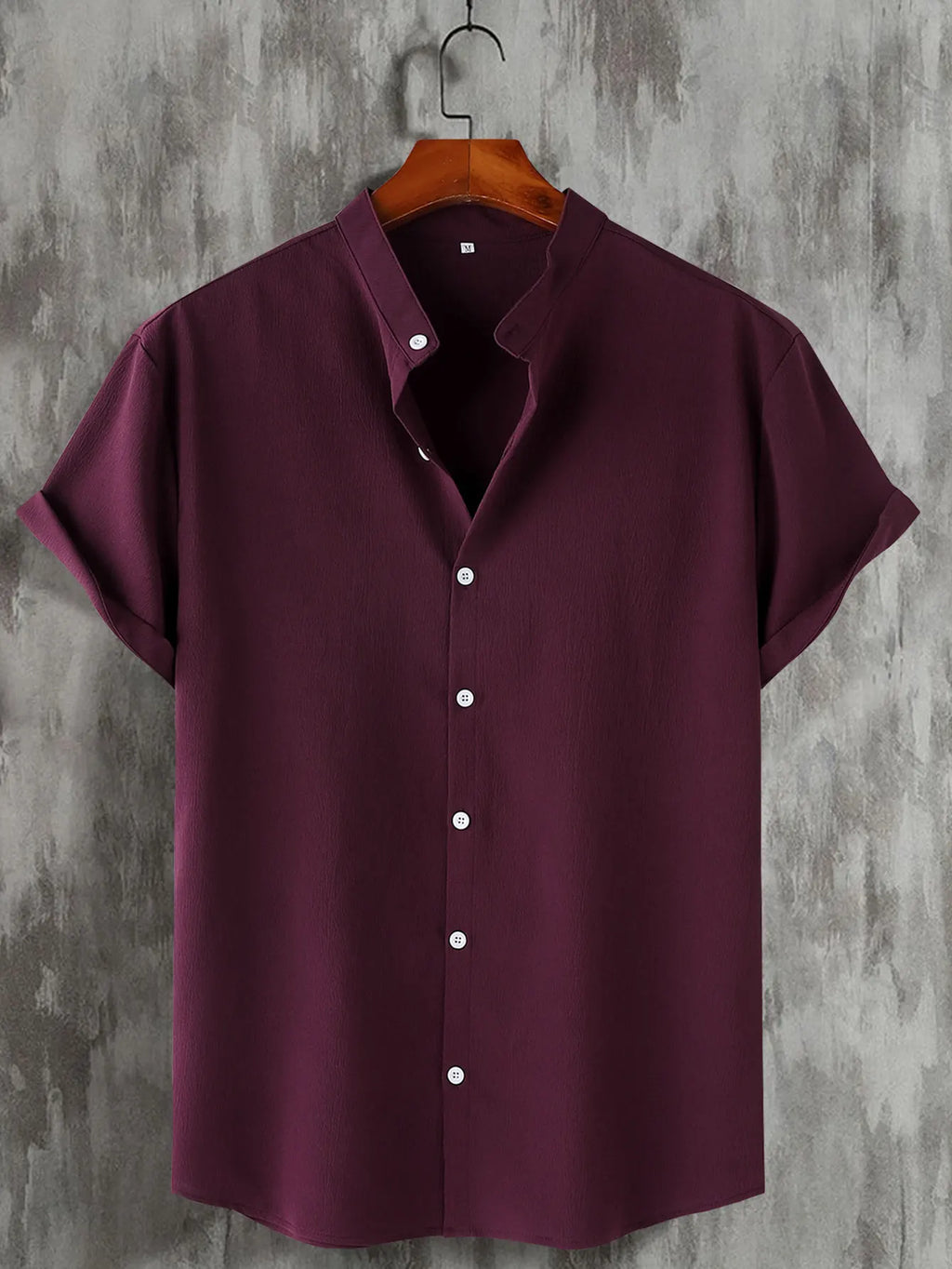 Owen | Casual Beach Shirt Wine red