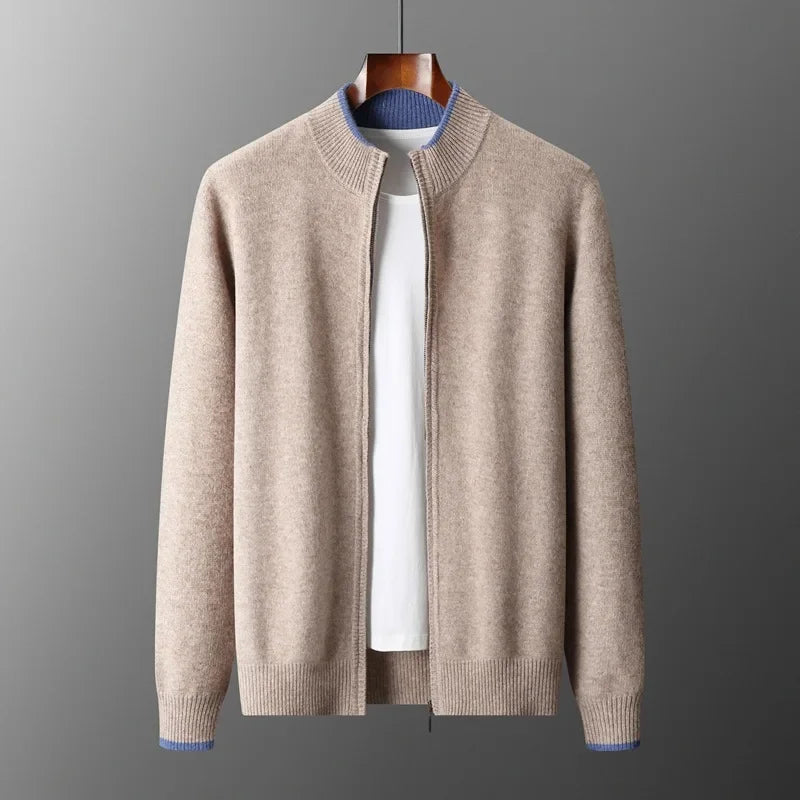 Men's Cashmere Cardigan in Amalfi Style