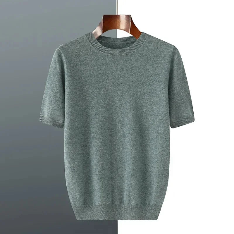 Men's Andari Knit Tee Light Green