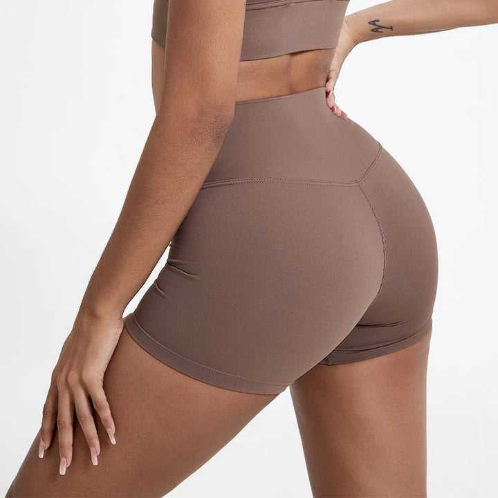Women's Summer High Waist Buttock Lift Cycling and Workout Shorts