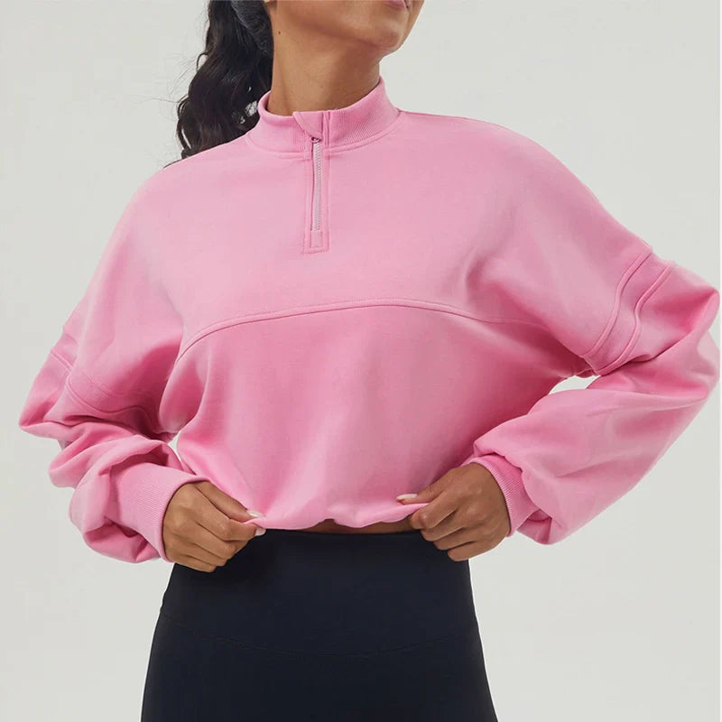Women's Active Pullover - Comfortable and Stylish Workout Top