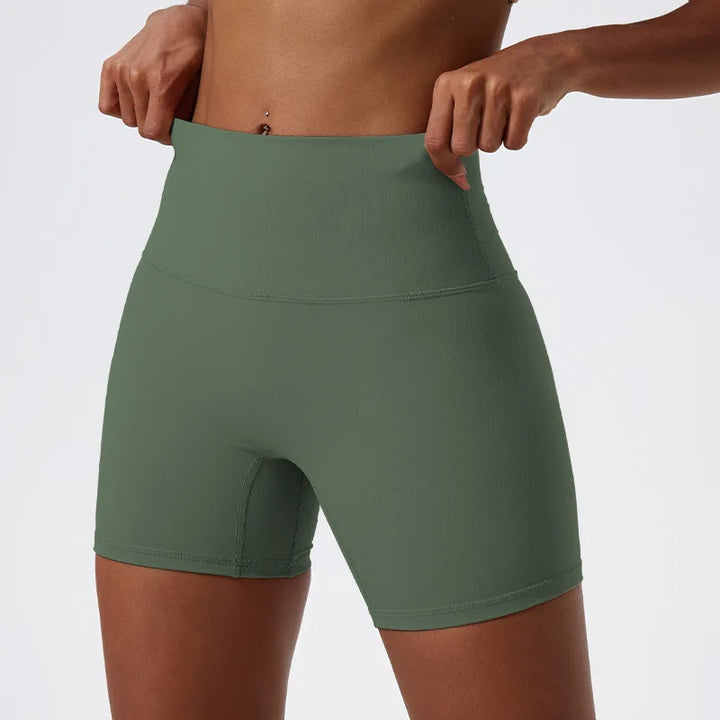 Women's Summer High Waist Buttock Lift Cycling and Workout Shorts