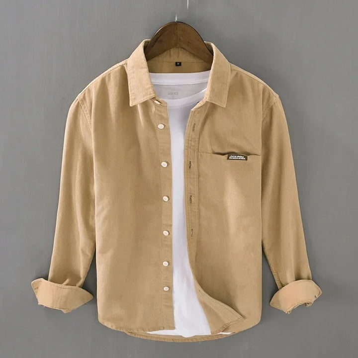 Men's Corduroy Shirt - Salerno Style-MODAUTLET