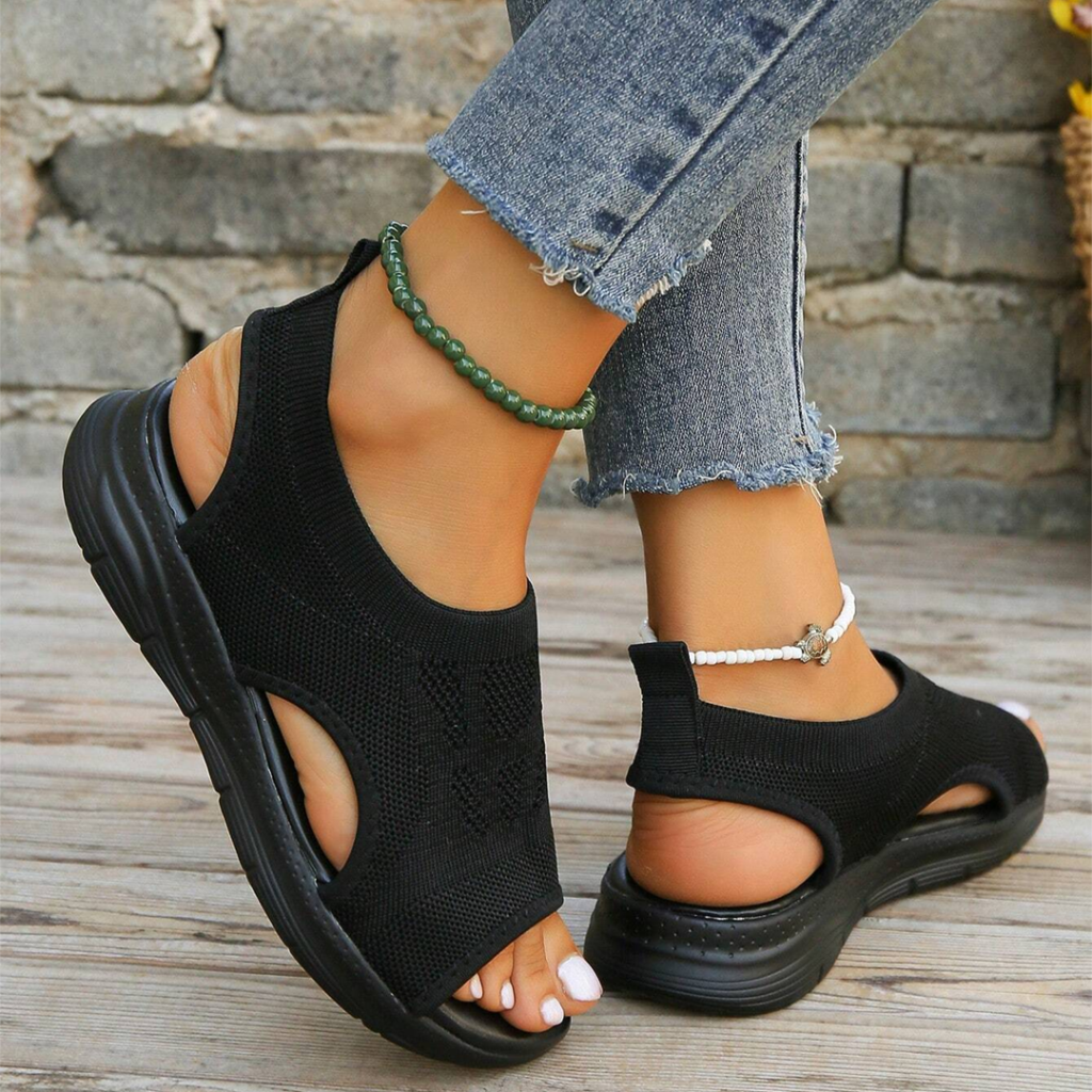 Women's Wide Fit Sport Sandals with Orthopedic Arch Support-MODAUTLET