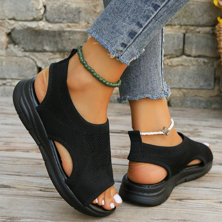 Women's Wide Fit Sport Sandals with Orthopedic Arch Support-MODAUTLET