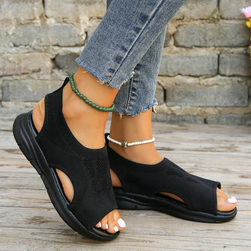 Women's Wide Fit Sport Sandals with Orthopedic Arch Support-MODAUTLET
