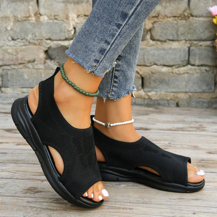 Women's Wide Fit Sport Sandals with Orthopedic Arch Support-MODAUTLET