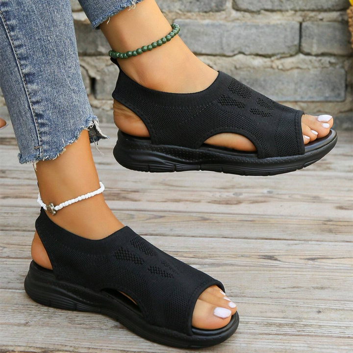 Women's Wide Fit Sport Sandals with Orthopedic Arch Support-MODAUTLET