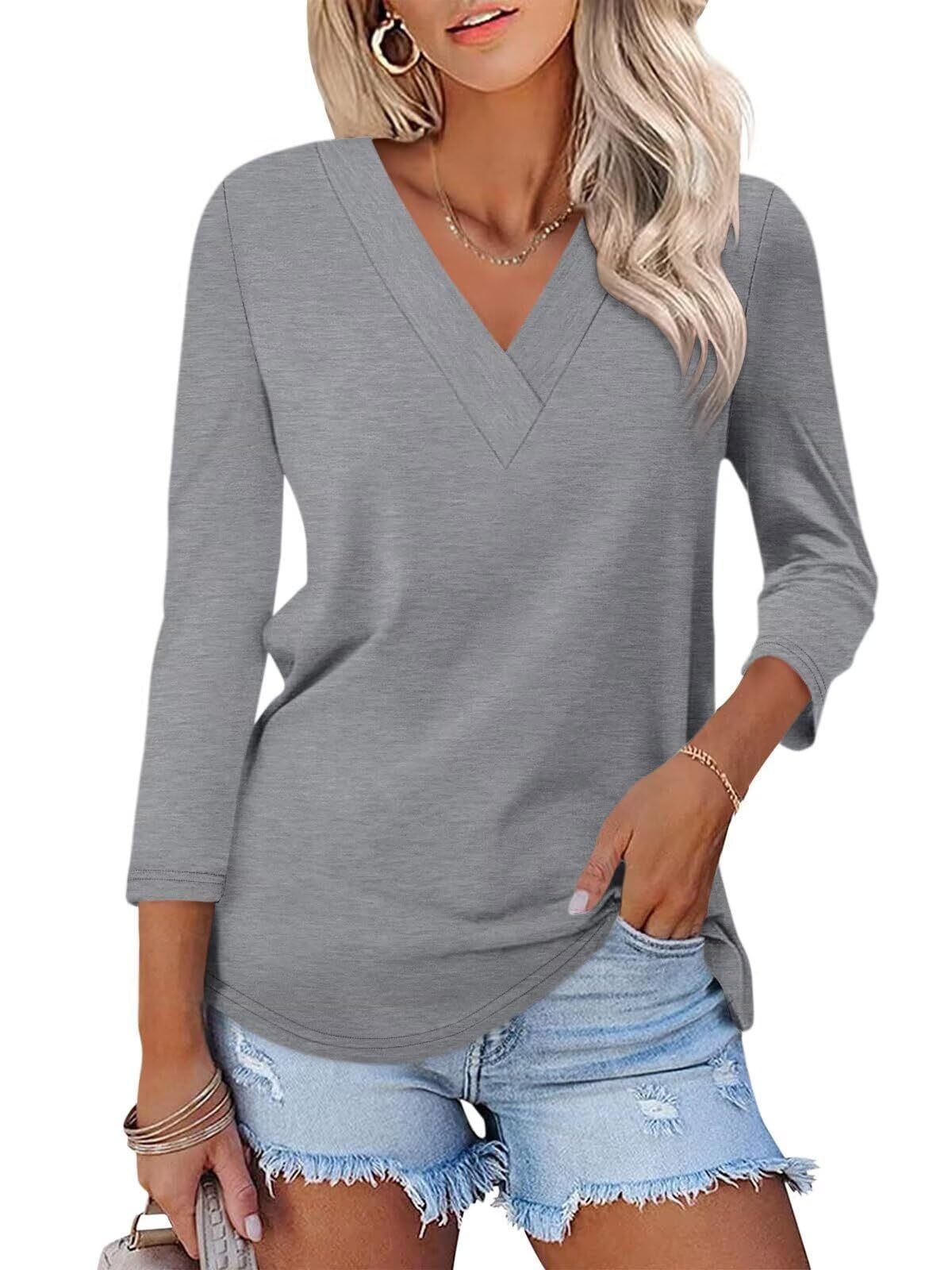 Women's Everyday Classic Shirt Gray