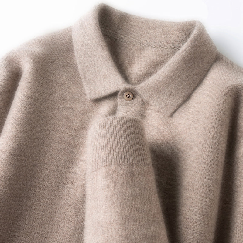 Men's Cashmere Polo Shirt