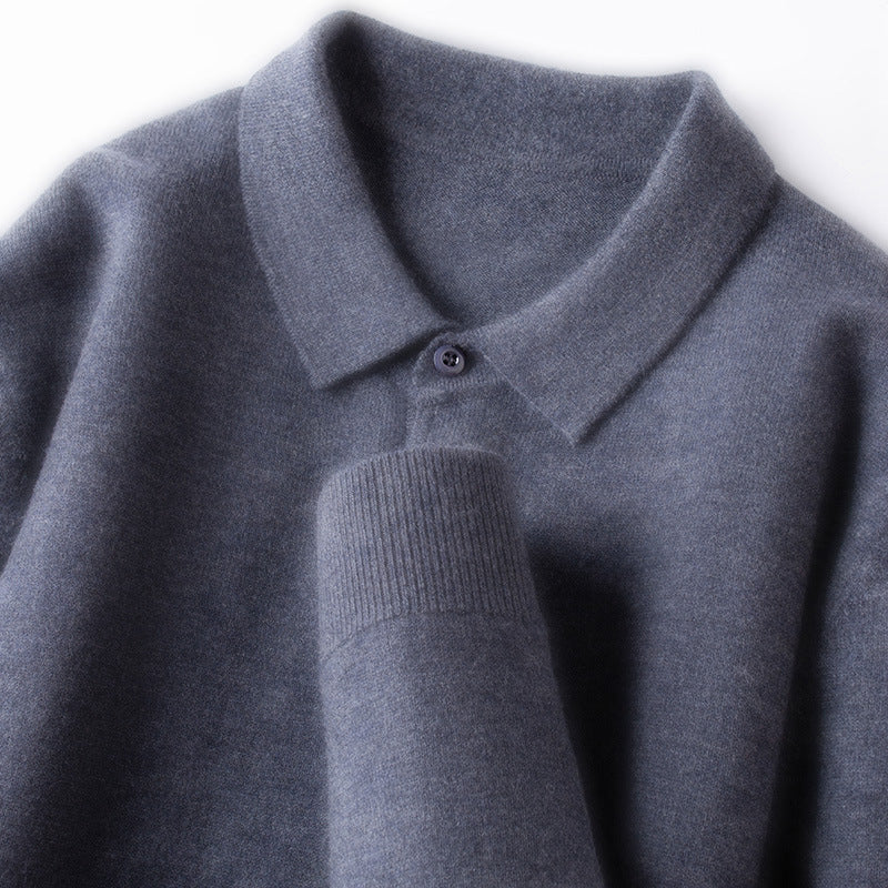 Men's Cashmere Polo Shirt