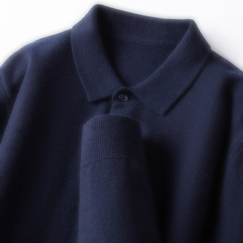 Men's Cashmere Polo Shirt