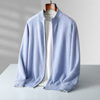 Men's Cashmere Zip Cardigan