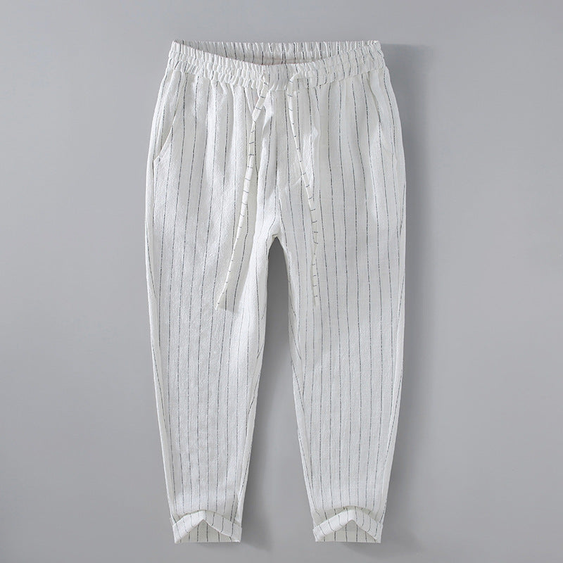 Men's Lightweight Linen Pants - Havana Style-MODAUTLET