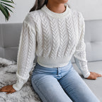 Women's Cropped Sweater - Stylish and Comfortable