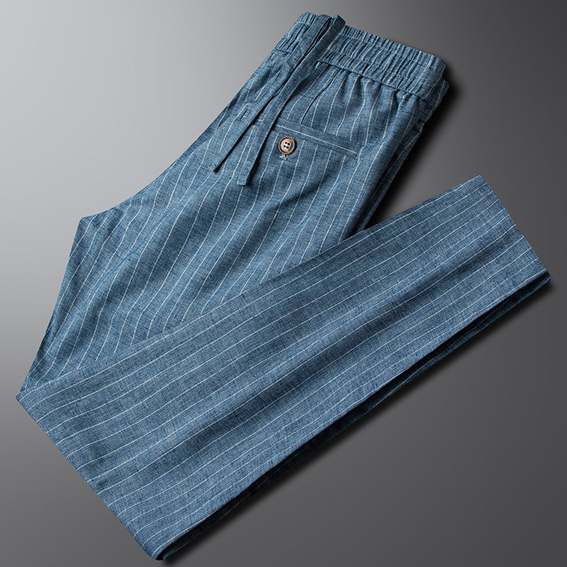Men's Linen Cubano Pants-MODAUTLET