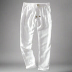 Men's Linen Pants - Lightweight and Breathable Summer Trousers