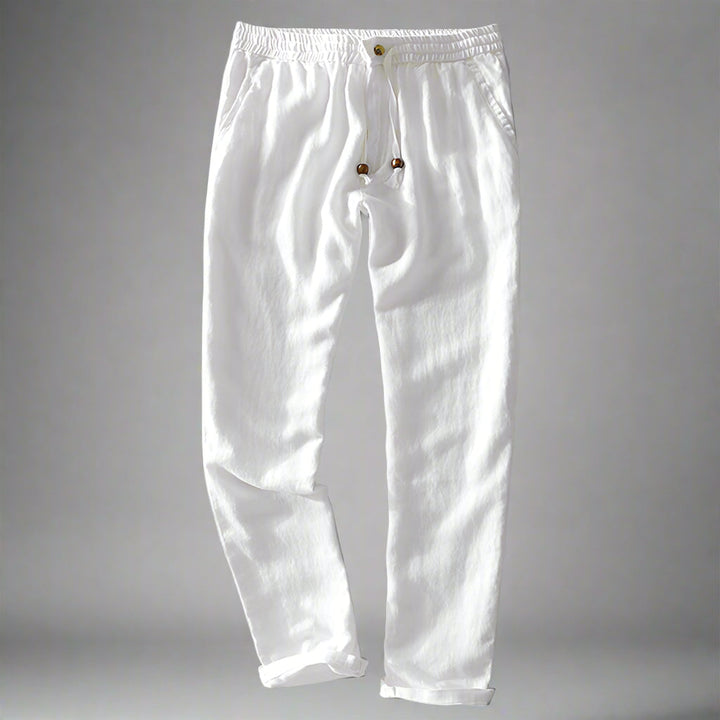 Men's Linen Pants - Lightweight and Breathable Summer Trousers-MODAUTLET