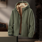 Collins Fleece Hoodie Army Green