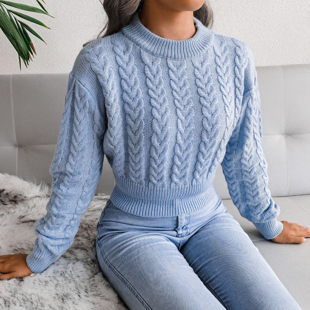 Women's Cropped Sweater - Stylish and Comfortable