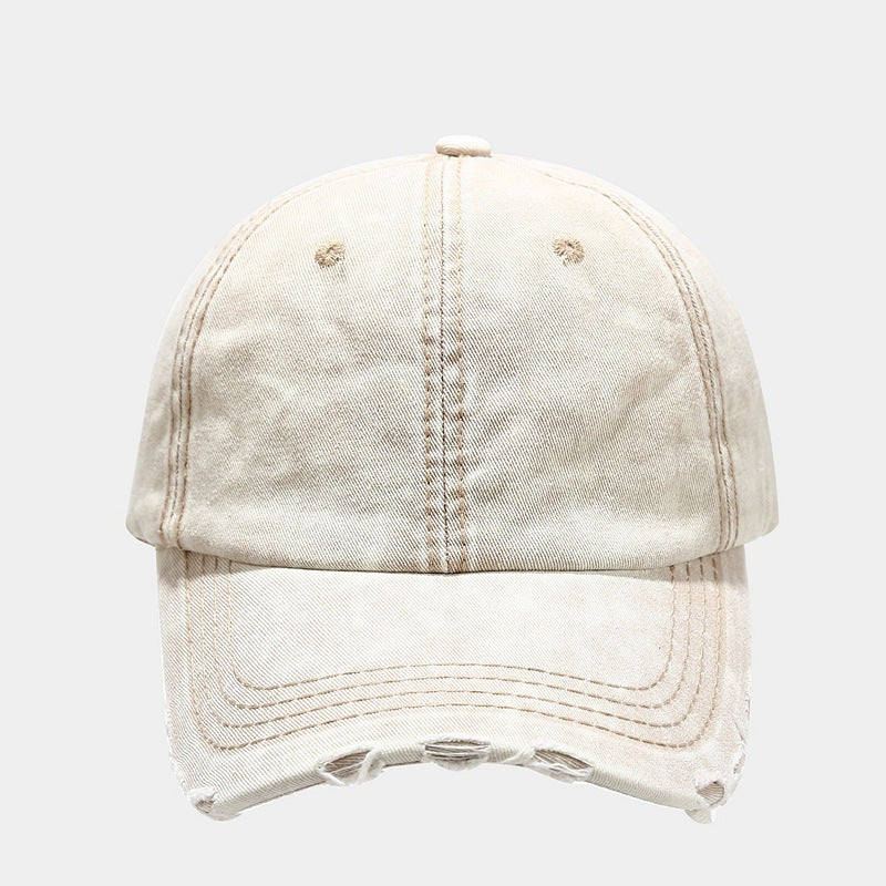 Distressed Vintage Cap Khaki