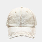 Distressed Vintage Cap Khaki