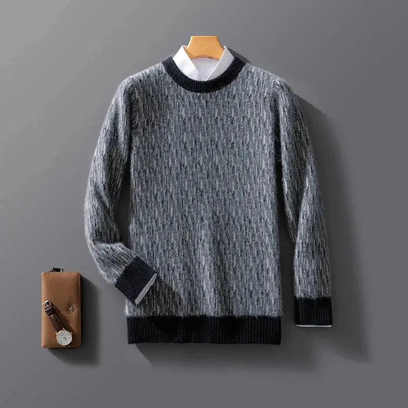 100% Cashmere Sweater for Ultimate Comfort Black