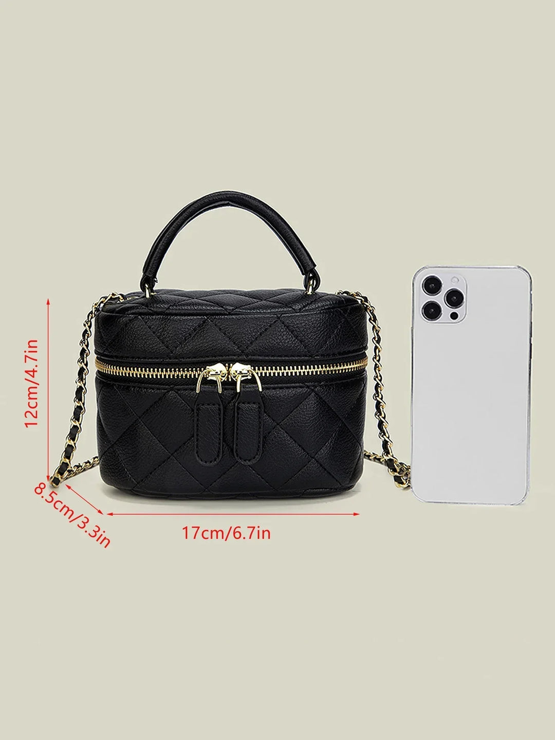 Octavia | Mini Quilted Handbag-MODAUTLET