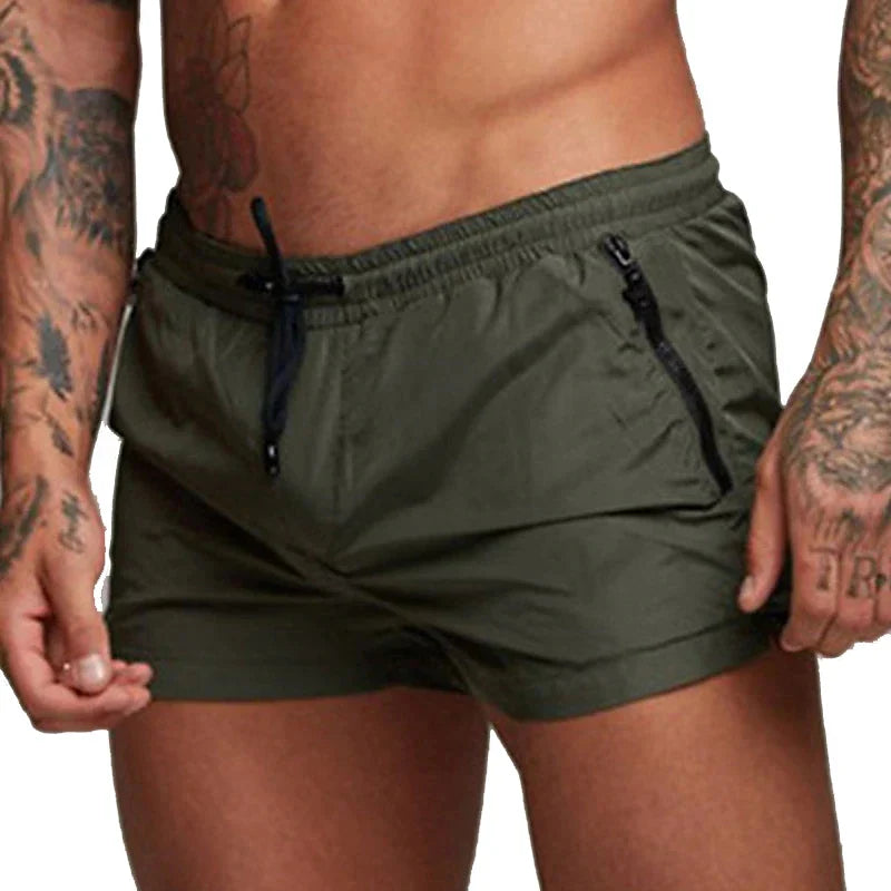 Men's Quick-Dry Swim Trunks Army Green