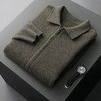 Men's Cashmere Cardigan in Roma Style