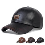 Authentic Cowhide Leather Dad Cap