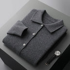 Men's Cashmere Cardigan in Milano Style
