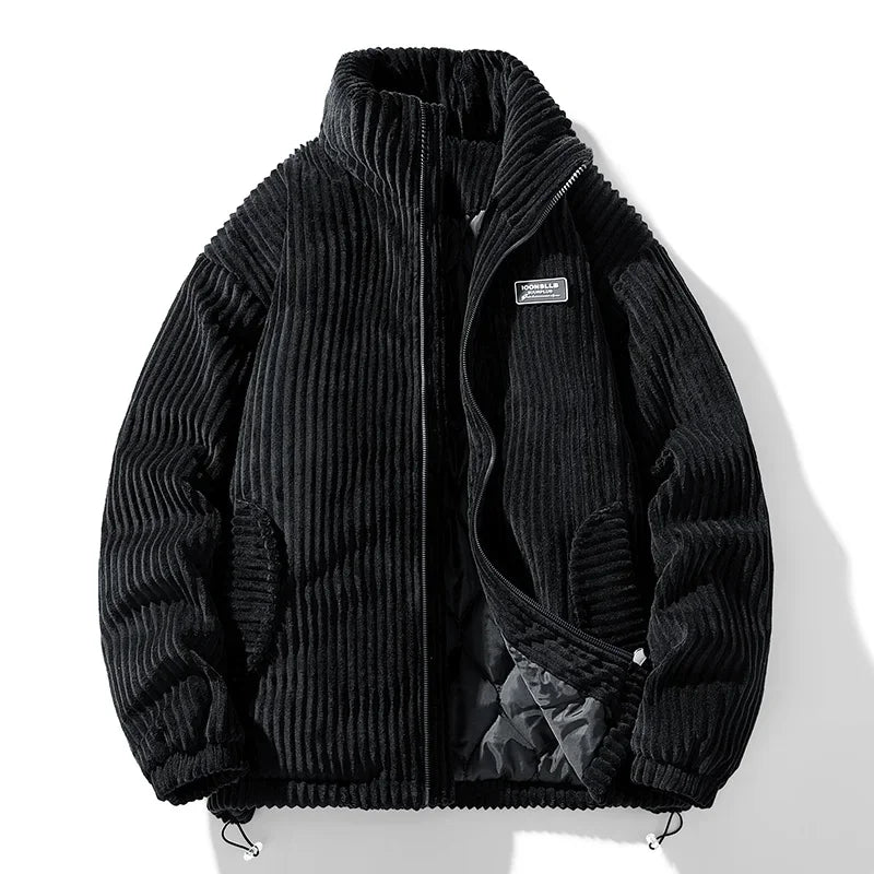 Men's Corduroy Jacket in Houston Style Black