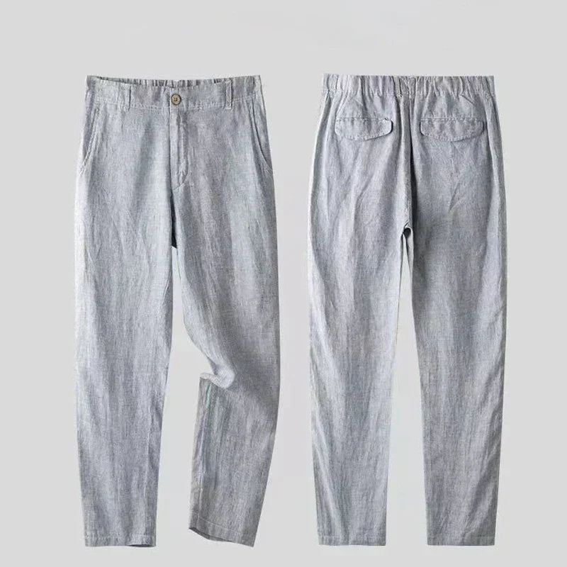 Linen Suit Set For Men Breathable Comfort Luxury