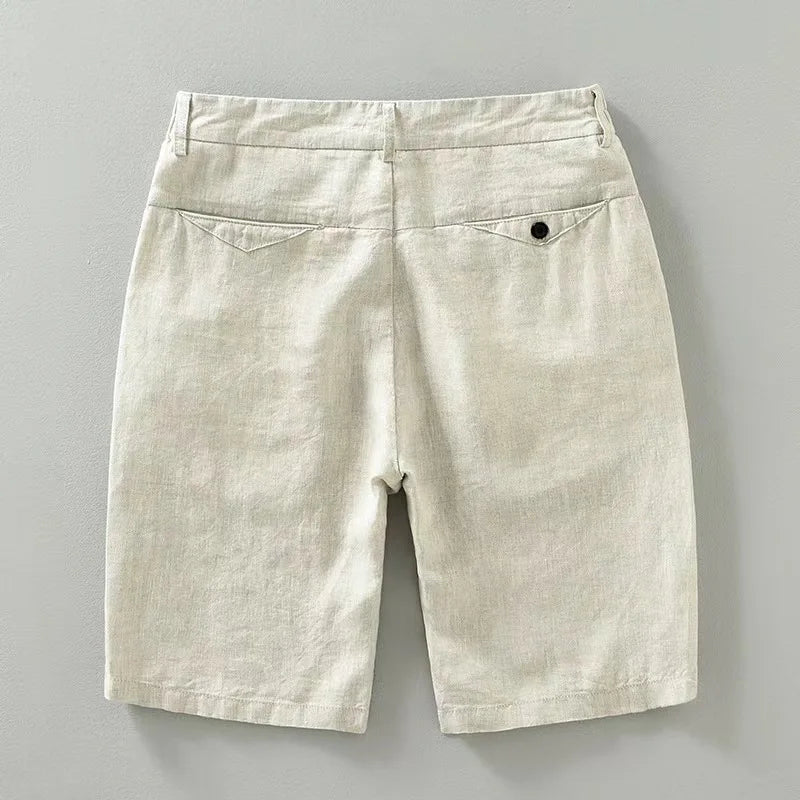 Men's Linen Napa Shorts-MODAUTLET